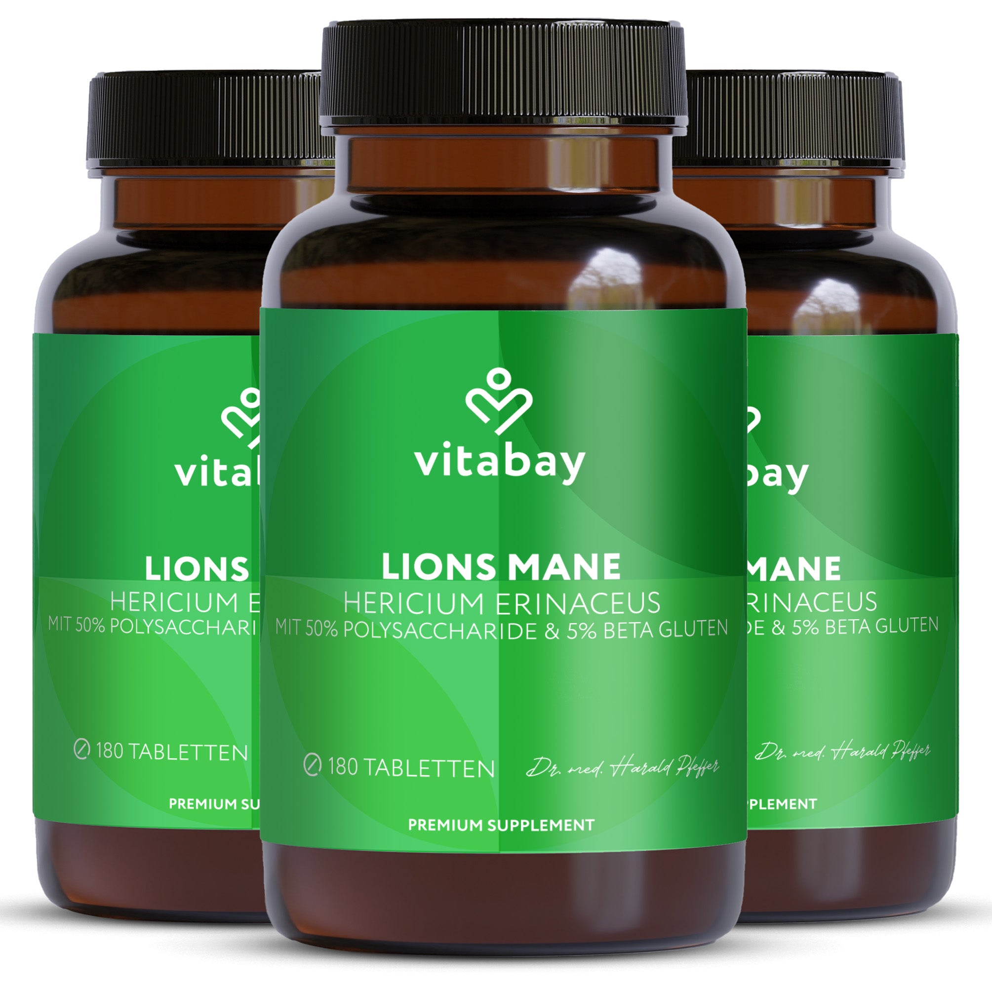 Lions Mane 60.000 mg - 180 vegane Tabletten