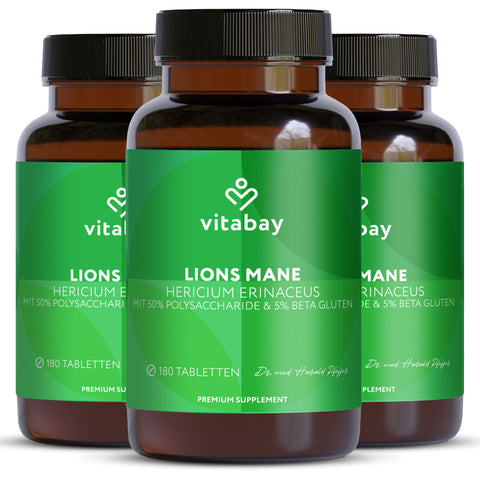 Lion's Mane 60,000 mg - 180 Vegan Tablets