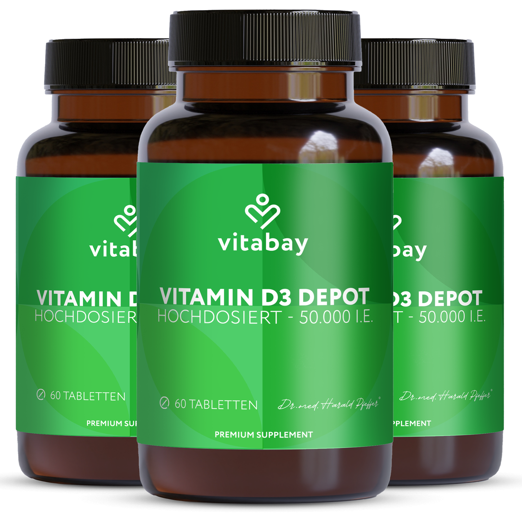 Vitamin D3 Depot 50.000 I.E. - vegane Tabletten