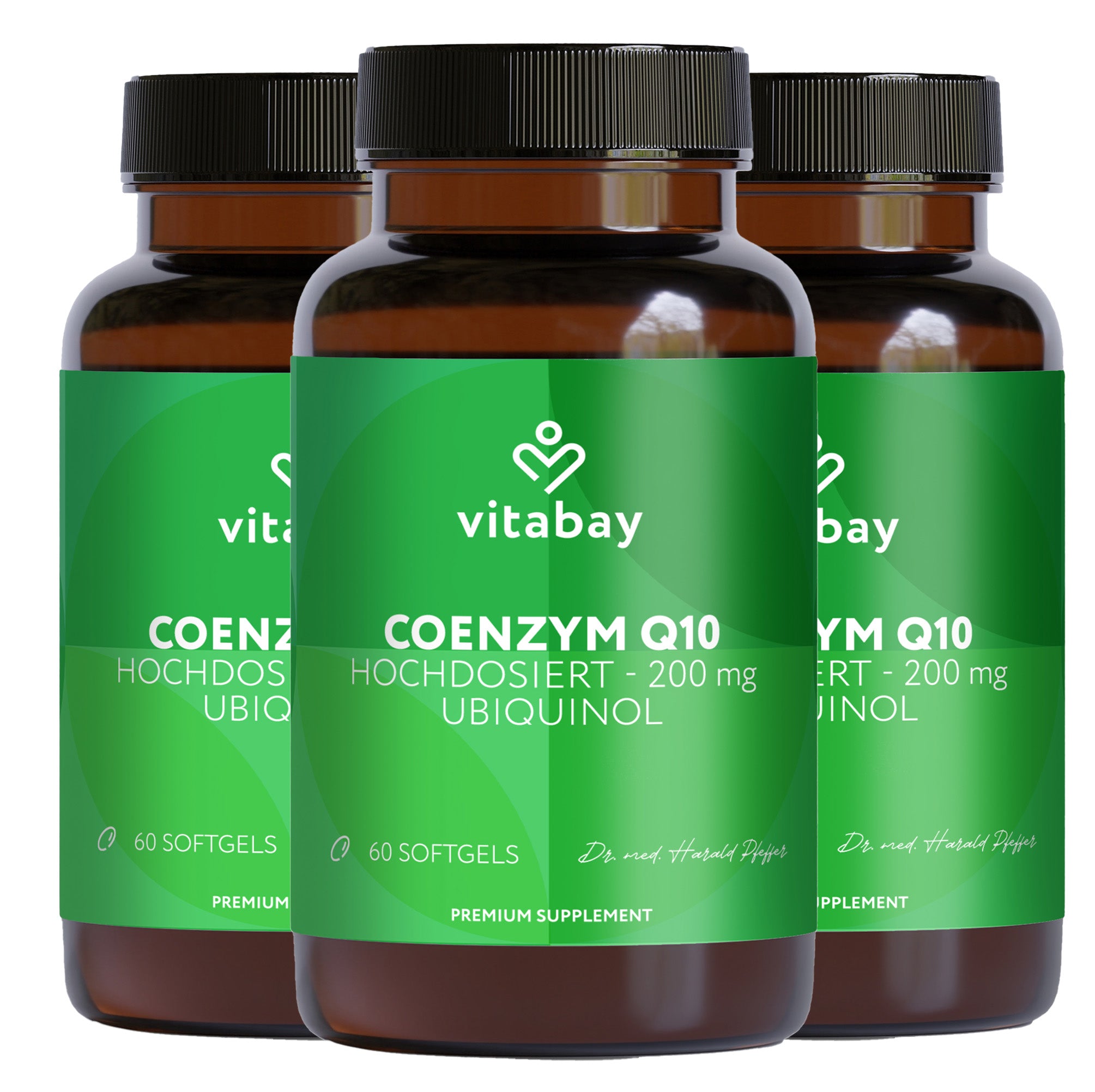 Coenzym Q10 Ubiquinol 200 mg Bioaktiv - 60 Softgels