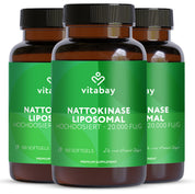Nattokinase liposomal 100 mg - 20.000 FU - 180 Vegane Softgels