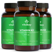 Vitamin K2 MK-7 200 µg - Vegane Tabletten