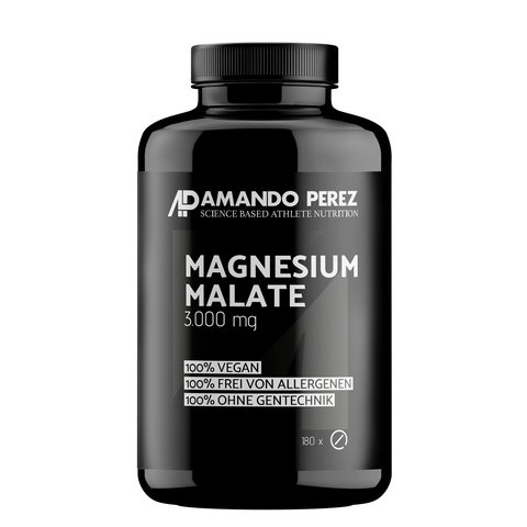 Magnesium Malate 3000mg - 180 vegan tablets