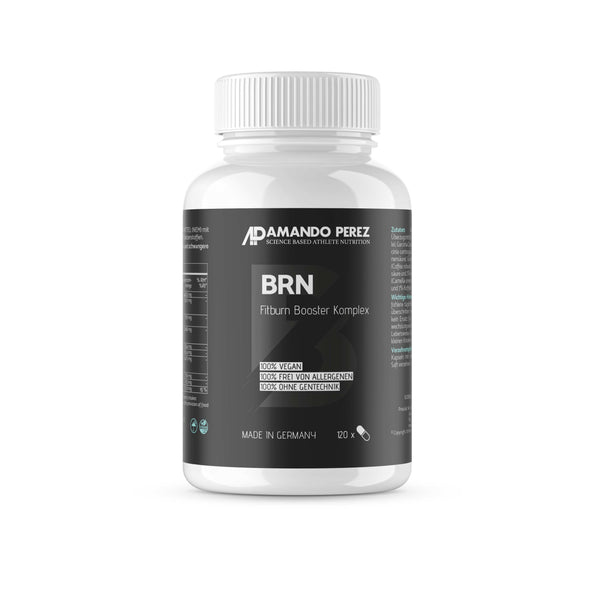 BRN F-Burn Booster - 120 vegane Kapseln - L-Carnitin, Garcinia Cambogia, Grüntee & Grüner Kaffee