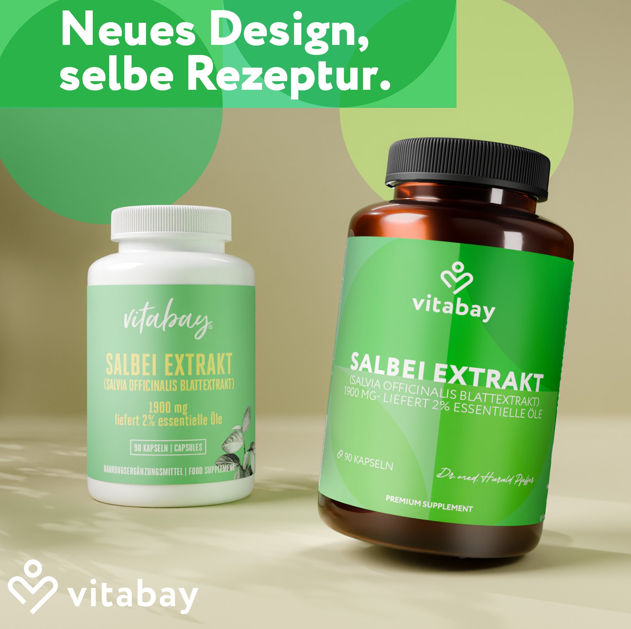 Salbei Extrakt 1900 mg - 90 vegane Kapseln