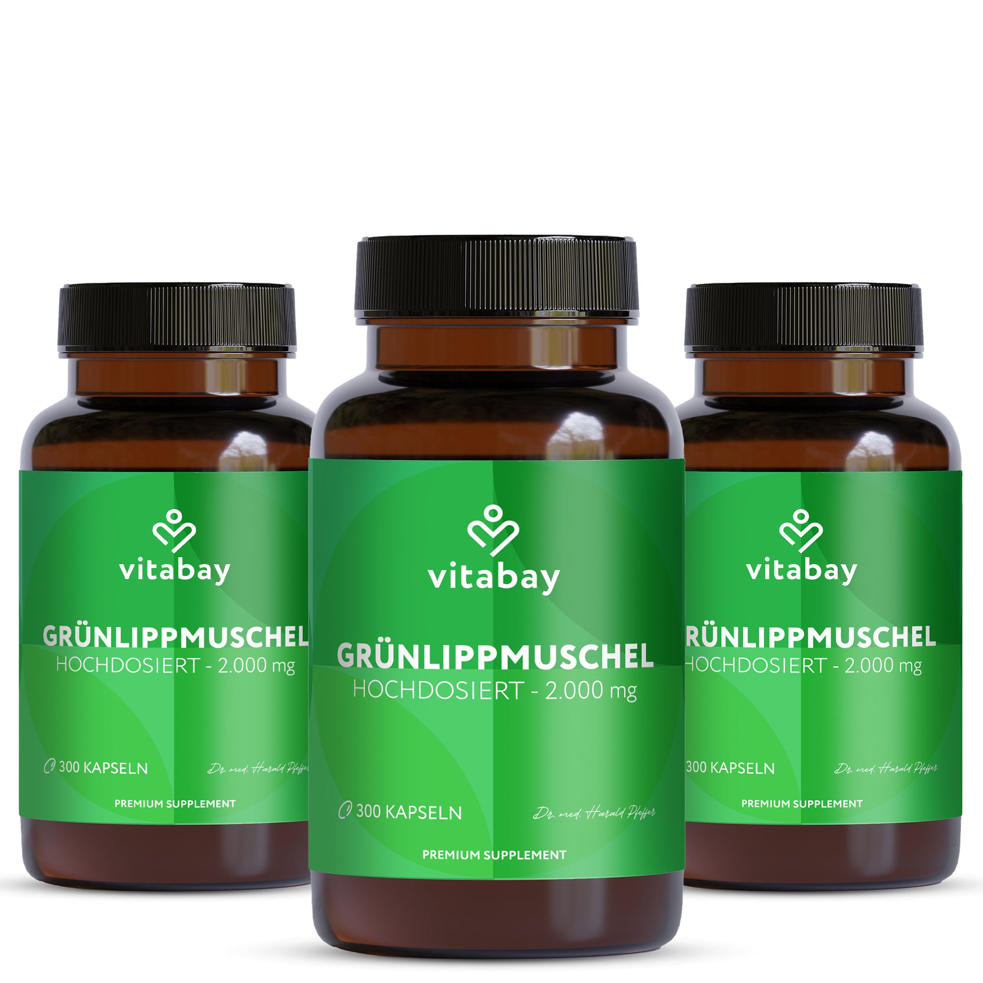 GRÜNLIPPMUSCHEL 2000 mg hochdosiert - 300 Kapseln