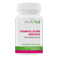 Vitamin D2, D3 und Engevita D - 60 Kapseln