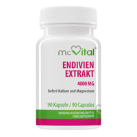 Endivien Extrakt - 4000 mg - liefert Kalium & Magnesium - 90 Kapseln