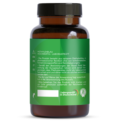 Methylene Blue USP Capsules - High Purity Laboratory Grade