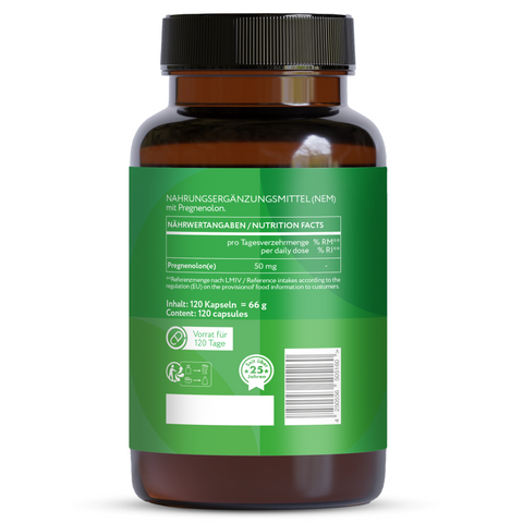 Pregnenolone 50 mg – vegan capsules