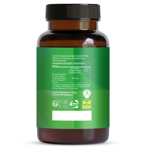 Forskolin 400 mg - 90 Vegan Capsules