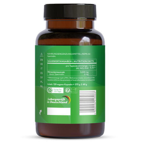 Spermidine 6 mg High Dose - 120 Capsules