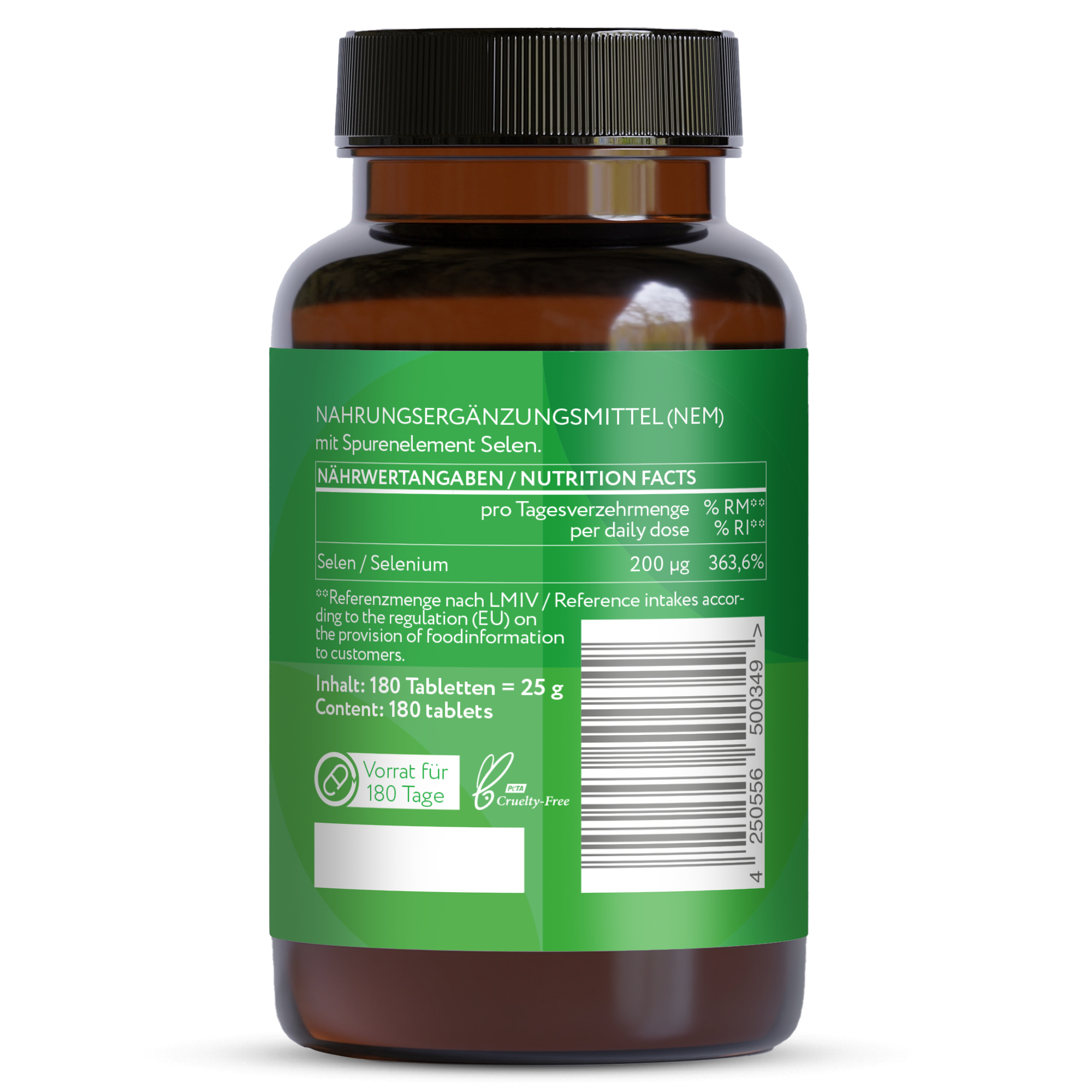 Selen 200 mcg - Vegane Tabletten