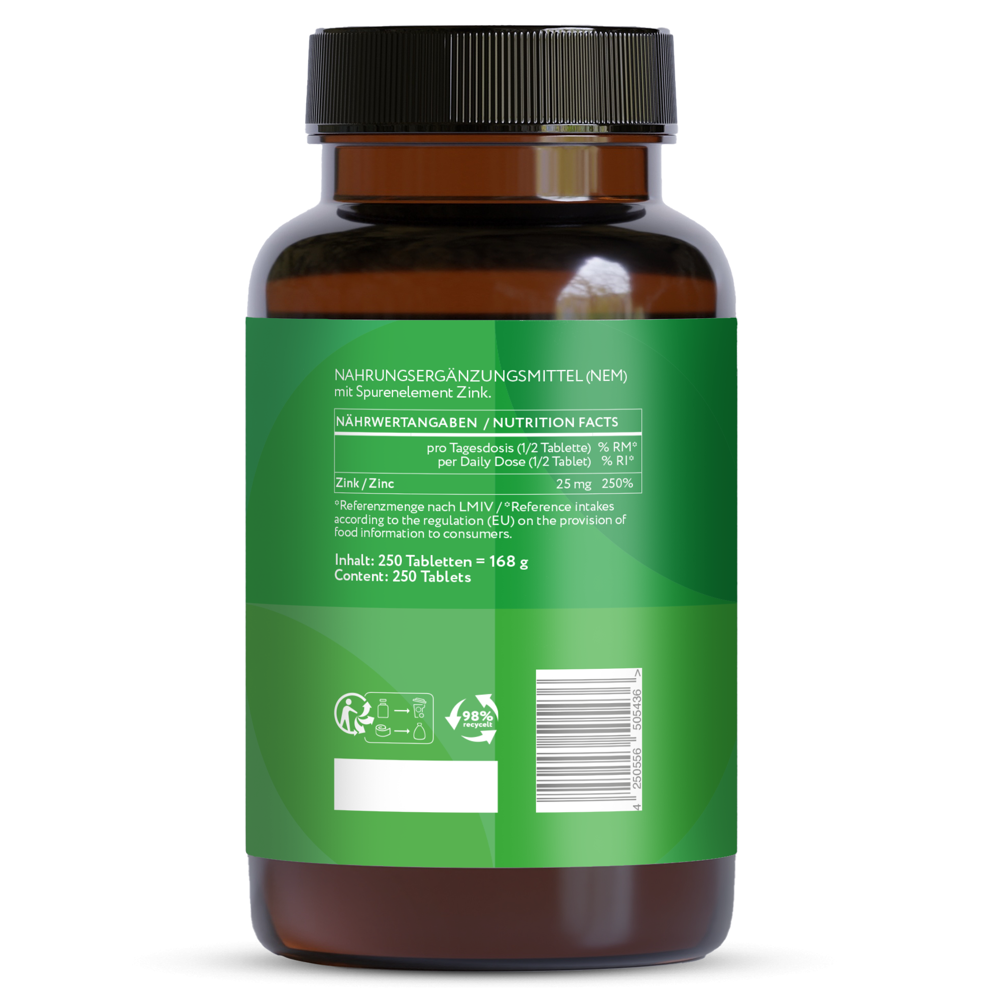 Zinc-50 Depot - Vegane Tabletten