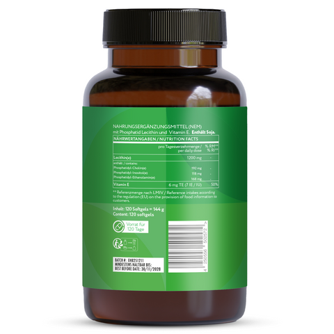 Lecithin 1,200 mg - 120 Vegan Softgels