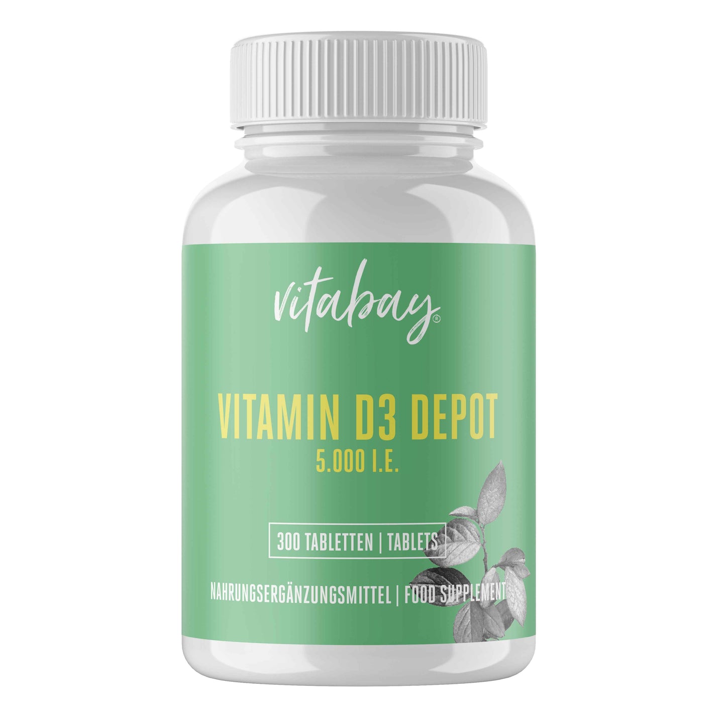 Vitamin D3 Depot 5.000 I.E. - 300 vegane Tabletten