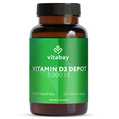 Vitamin D3 Depot 5,000 IU - Vegan Tablets