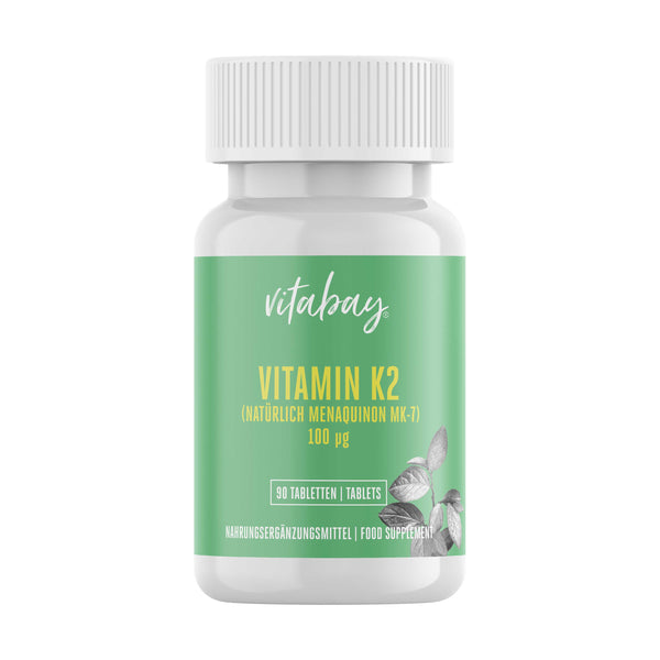Vitamin K2 100 µg - 90 vegane Tabletten