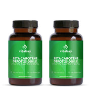 Beta Carotene 25.000 I.E. Depot - 180 vegane Softgels