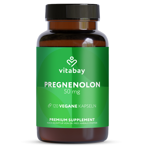 Pregnenolon 50 mg – vegane Kapseln