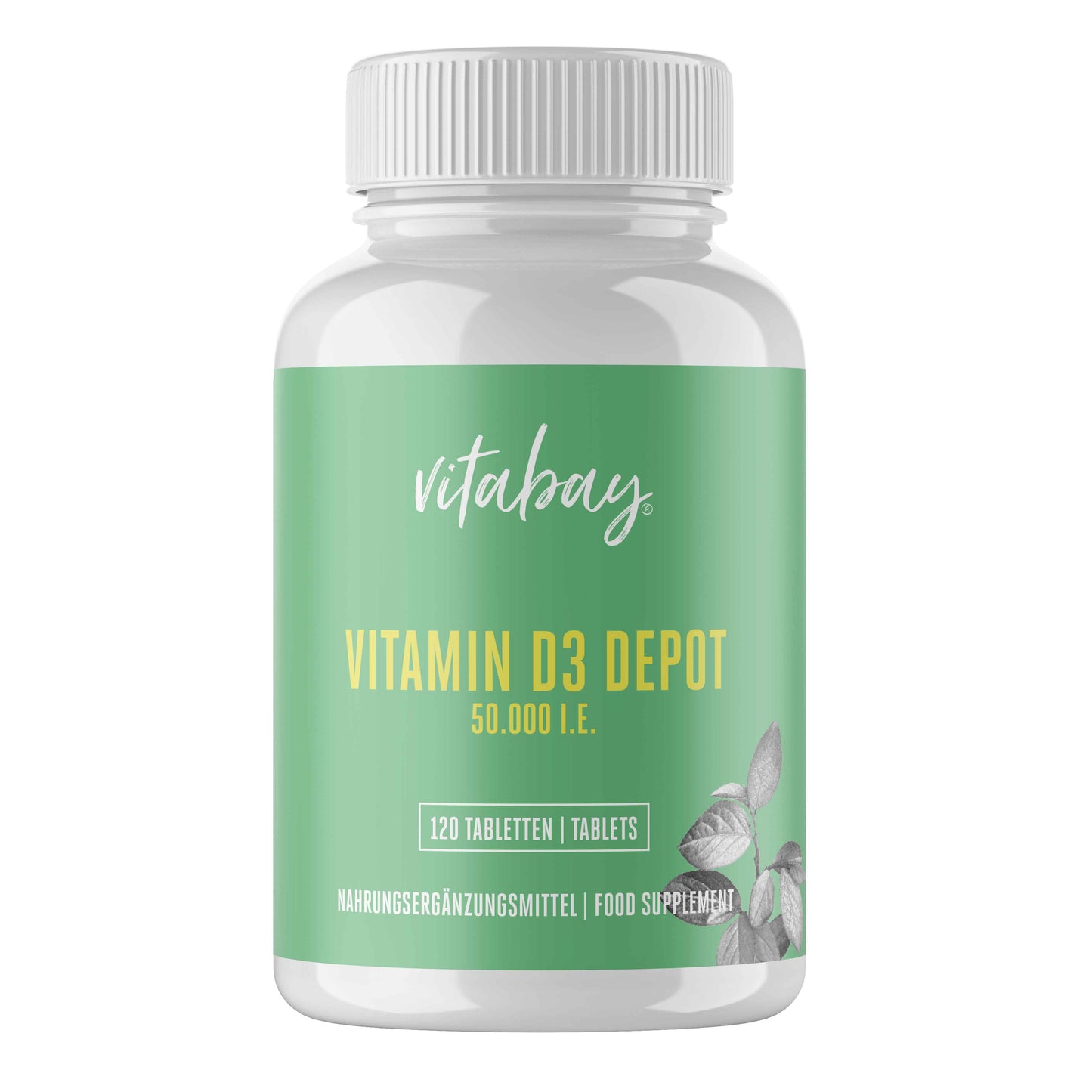 Vitamin D3 Depot 50.000 I.E. - 120 vegane Tabletten