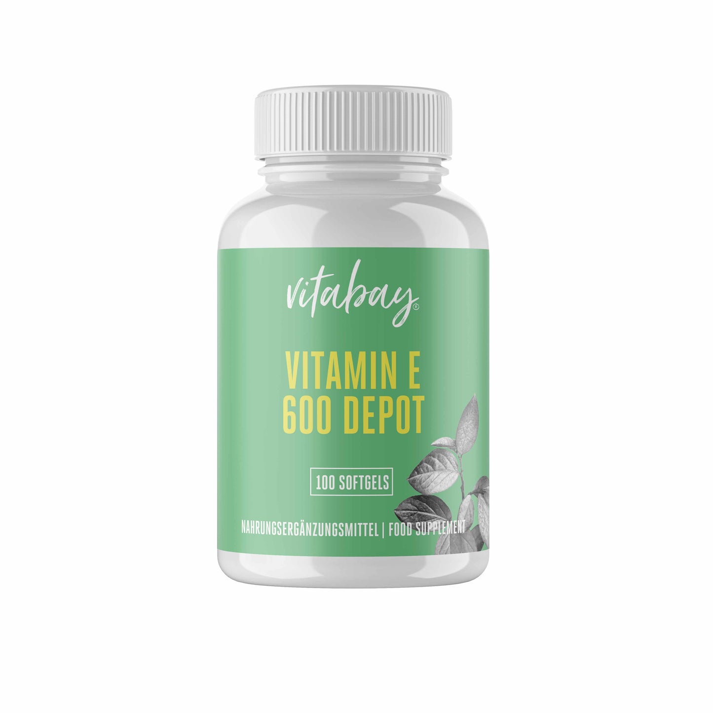 Vitamin E 600 IE Depot - 100 vegane Softgels