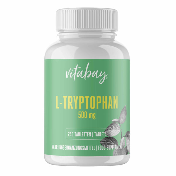 L-Tryptophan 500 mg - 240 vegane Tabletten