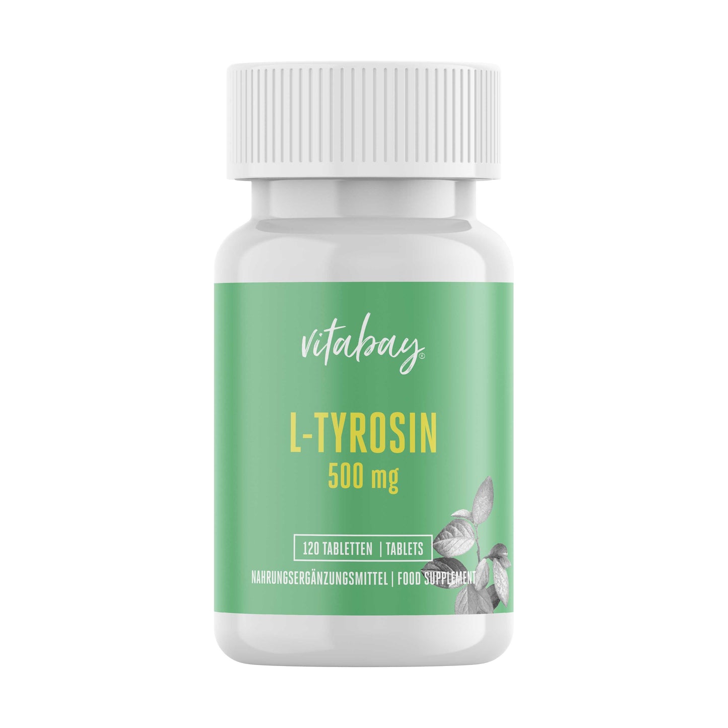 L-Tyrosin 500 mg - 120 vegane Tabletten