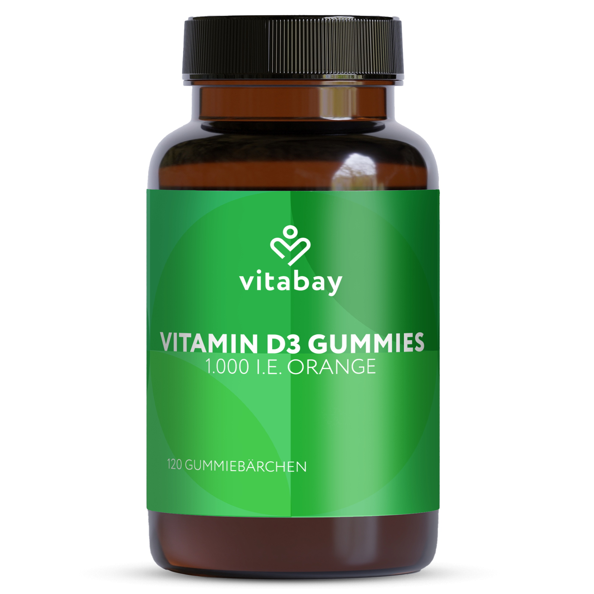 Vitamin D3 1000 IE/IU - 120 vegane Gummibärchen