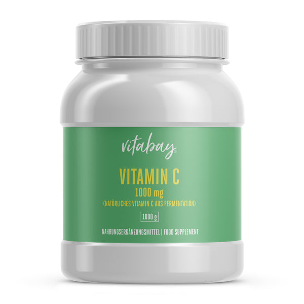 Vitamin C Pulver 1000 mg - 1000 g veganes Pulver