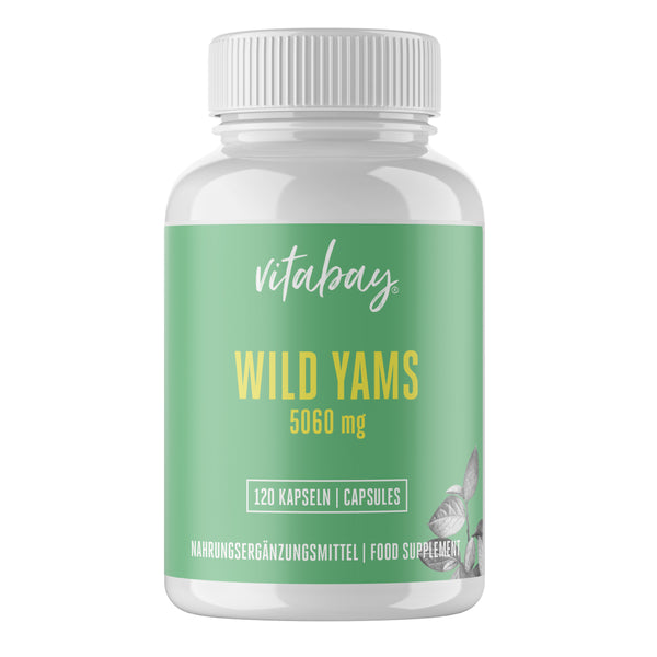 Wild Yams 5060 mg - 120 vegane Kapseln
