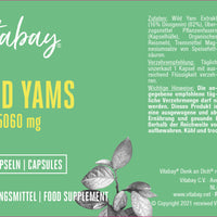 Wild Yams 5060 mg - 120 vegane Kapseln