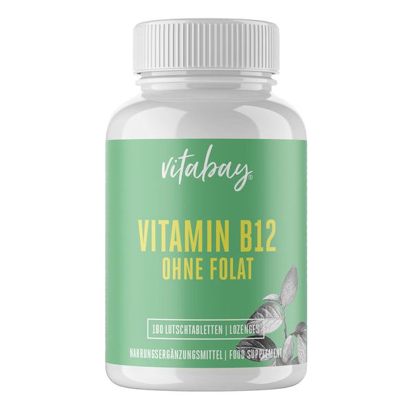 Vitamin B12 ohne Folat - 180 vegane Lutschtabletten
