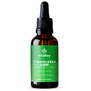 DEKA 5000 – Premium-Öl mit  Vitamin D3, K2, A & E - 60 ml / 1.800 Tropfen
