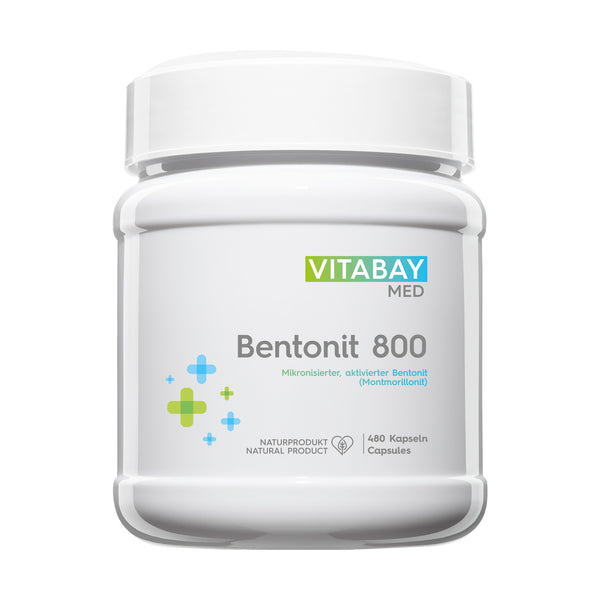 Bentonit 800 - 480 vegane Kapseln