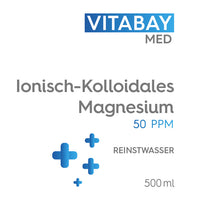 Kolloidales Magnesium 50 PPM - Reinheitsstufe 99,99% - 500 ml