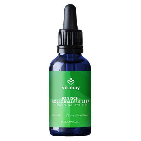 Colloidal Silver Concentrate 1200 PPM - Purity Level 99.99% - 50 ml