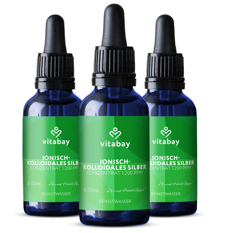 Colloidal Silver Concentrate 1200 PPM - Purity Level 99.99% - 50 ml