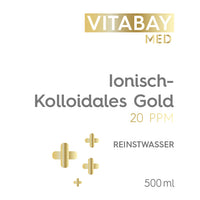 Kolloidales Gold 20 PPM - Reinheitsstufe 99,99% - 500 ml
