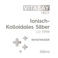 Kolloidales Silber 100PPM - Reinheitsstufe 99,99% - 1000 ml