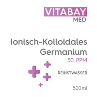 Kolloidales Germanium 50 PPM - Reinheitsstufe 99,99% - 500 ml