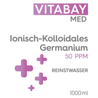 Kolloidales Germanium 50 PPM - Reinheitsstufe 99,99% - 1000 ml