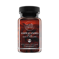 Ashwagandha 500 mg - 60 vegane Kapseln - Organic Extrakt KSM-66®, mind. 5% Withanolide