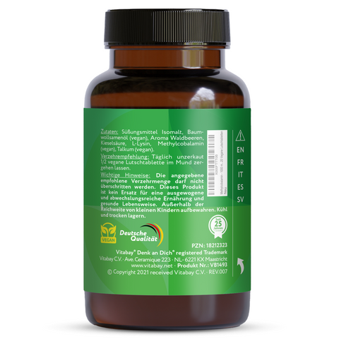 Vitamin B12 Depot 1000 mcg - Vegan Lozenges