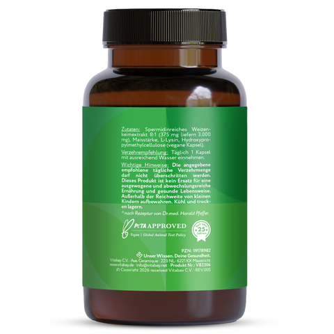 Spermidine 6 mg High Dose - 120 Capsules