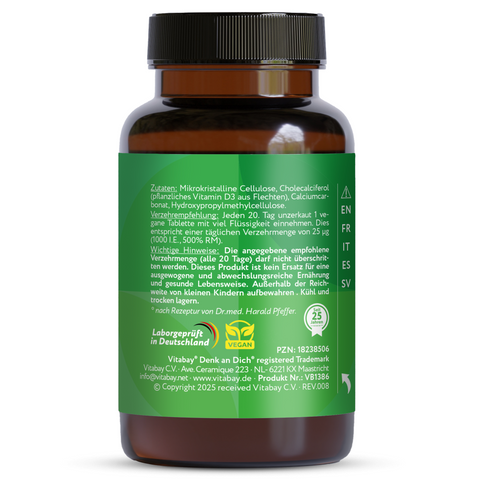 Vitamin D3 Depot 20,000 IU - vegan tablets