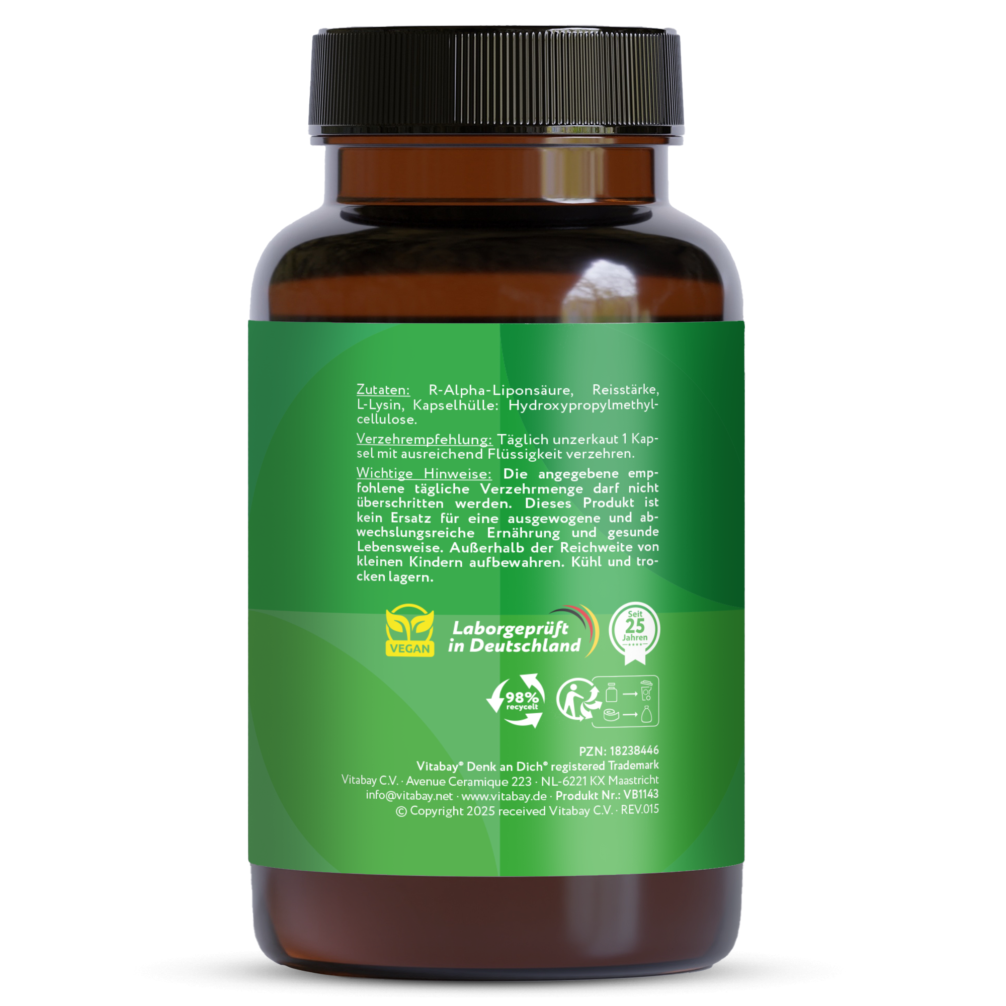 R-Alpha Liponsäure 300 mg - 120 Kapseln