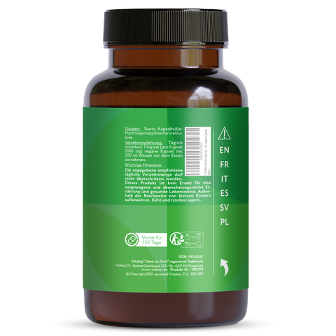 Taurine 1000 mg - 120 vegan capsules