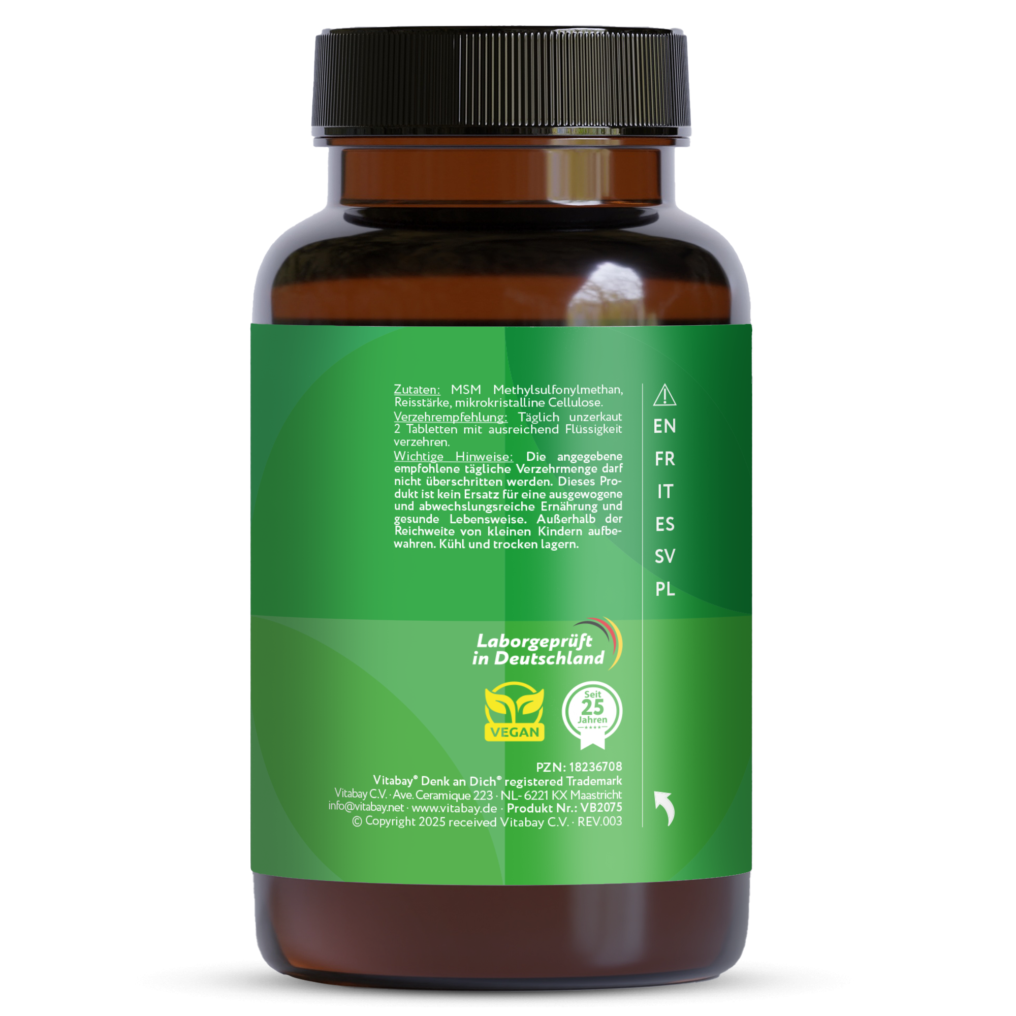 MSM Tabletten Hochdosiert - 1.000 mg - 365 MSM Tabletten