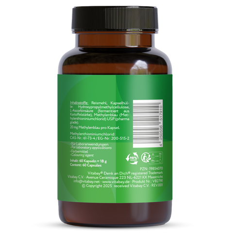 Methylene Blue USP Capsules - High Purity Laboratory Grade